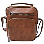 کیف دوشی Jeep مدل 5 زیپ سایز پاسپورتی، جادار و بادوام