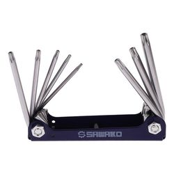 آچار آلن ستاره ای چاقویی ساواکو مدل S2902 مجموعه 8 عددی