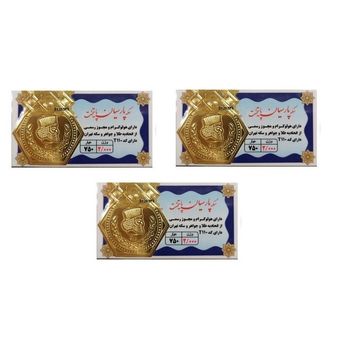 سکه طلا پارسیان برند پارسیان پایتخت به وزن 2 گرم بسته سه عددی