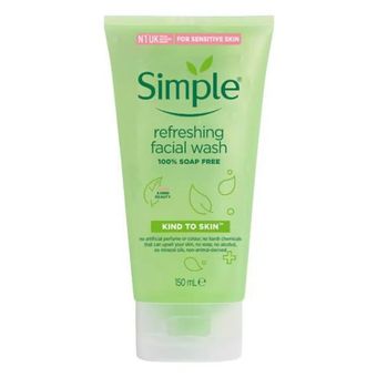 ژل شستشوی صورت سیمپل مدل refreshing مناسب پوست حساس | حجم 150ml