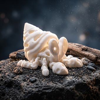 فیگور اسکلت مفصلی خرچنگ گوشه‌گیر (Hermit Crab)