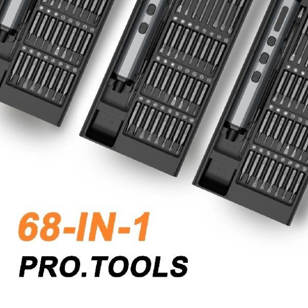پیچ گوشتی شارژی مدل pro.tools 68-in-1