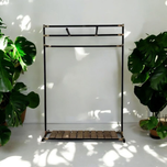 رگال لباس ایستاده چوب و فلز مدل آیین