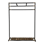 رگال لباس ایستاده چوب و فلز مدل آیین