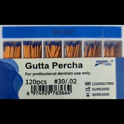 گوتا پرکا 2درصد سایز 30 SP1 Gutta percha Points
