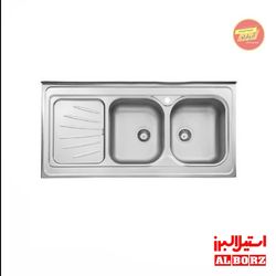 سینک روکار نیمه فانتزی 300 استیل البرز