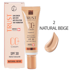 سی سی کرم پلاس تراست شماره 2 (بژ طبیعی) (2024) حجم 30 میل