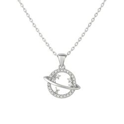 گردنبند زنانه مدل سیاره زحل