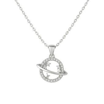 گردنبند زنانه مدل سیاره زحل