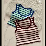 کراپ تاپ راه راه