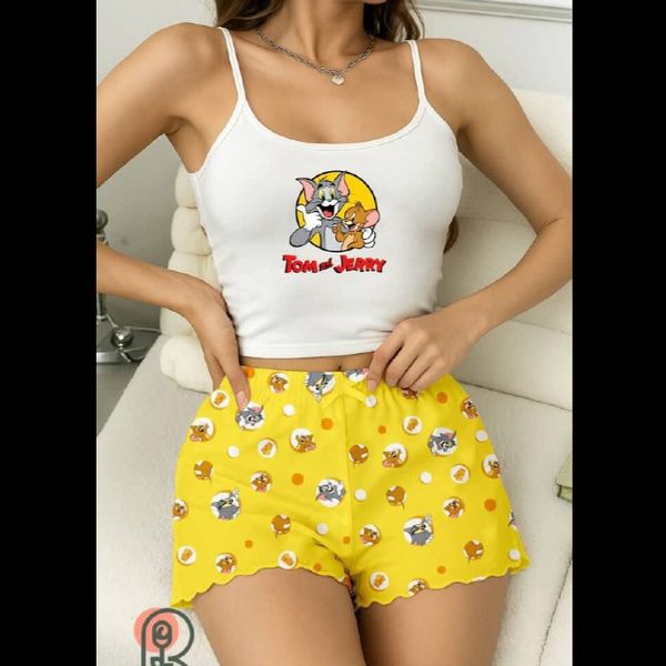 ست تاپ و شورتک کد 120