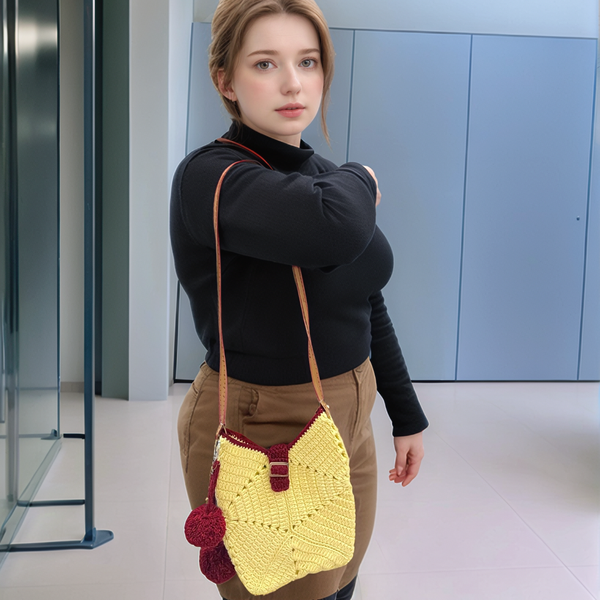 کیف رودوشی دستبافت زنانه شاهو کد: 30682