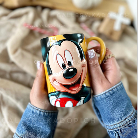 ماگ دیزنی میکی زرد اورجینال