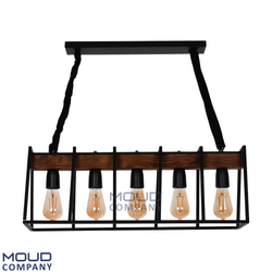 لوستر چوبفلز مدل لاینر کد 307-5 (موعود)