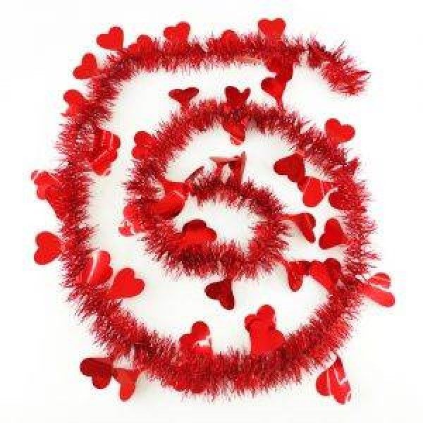 ریسه تولد مدل نخ زری طرح قلب