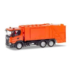Scania CG 17 garbage truck, orange   309837