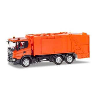 Scania CG 17 garbage truck, orange   309837