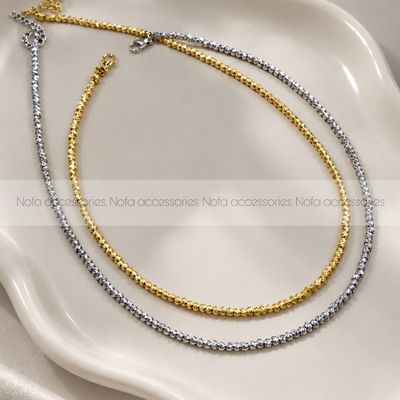 گردنبند طرح طلا مدل البرنادو(رنگ ثابت)