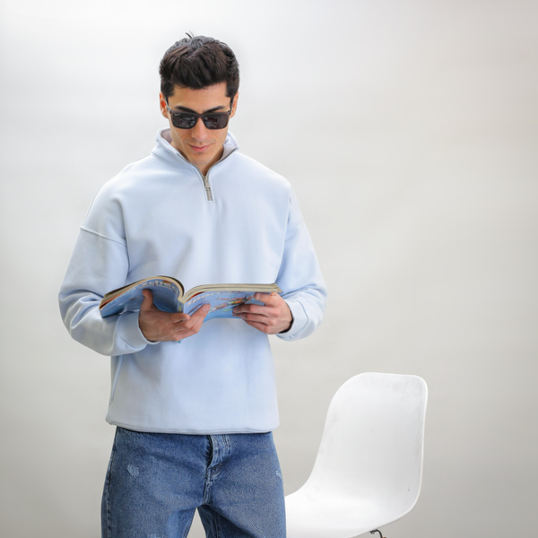 دورس نیم زیپ یقه دار