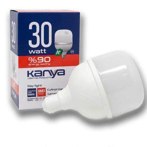 لامپ ال ای دی استوانه ای مات کانیا - مهتابی