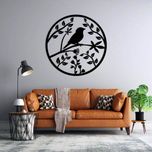 استیکر دیواری طرح پرنده روی شاخه کد 09