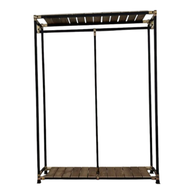 رگال لباس ایستاده چوب و فلز مدل مهرگان