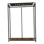 رگال لباس ایستاده چوب و فلز مدل مهرگان