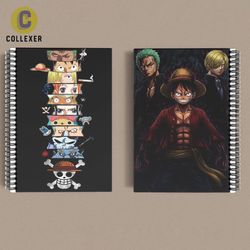 دفتر انیمه وان پیس (One Piece) کد 08 (دو رو چاپ )