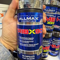 کپسول تریبولوس 90 درصد آلمکس (تریب ایکس 90) | Allmax Nutrition TRIBX90 (Ultra-Concentrated Bulgarian Tribulus)