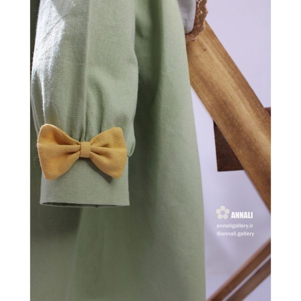 پیراهن دخترانه میها رنگ سبز