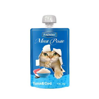 پودینگ گربه‌ی فنبی با طعم تن و ماهی کاد / Faenbei cat pudding with tuna & cod fish