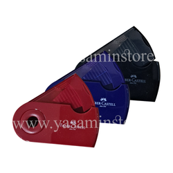 تراش مخزن دار فابر کاستل غلاف دار دو سوراخ -  ِFABER CASTELL Sleeve Spitzer Double hole