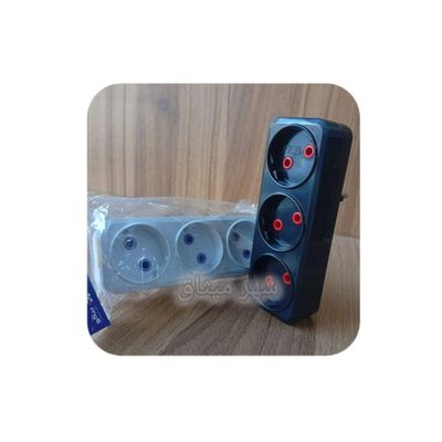 چند راهی برق پیکو مدل سه خانه دوشاخه دار
