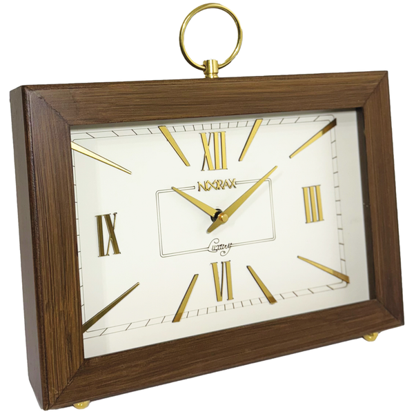 ساعت رومیزی چوبی نوراکس مدل 311