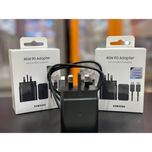 شارژر سه پین سامسونگ 45 وات اورجینال- به‌همراه کابل