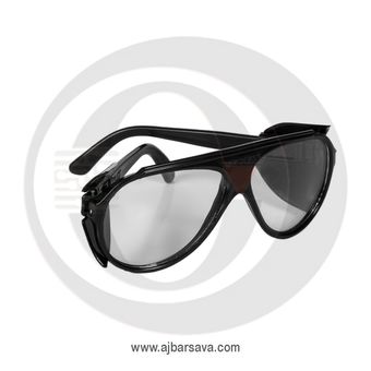 عینک شیشه سفید تک پلاست