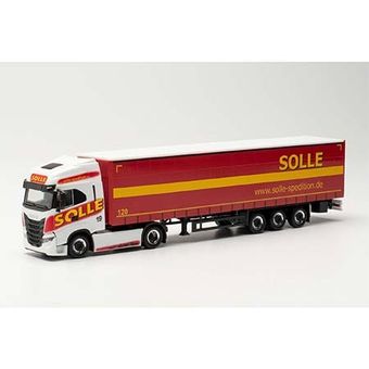 Iveco S-Way curtain canvas semitrailer Solle     315326