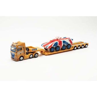 MAN TGX GX 6x2 low-boy semitrailer with GTK Boxer England    316439