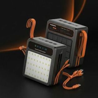 پاوربانک خورشیدی Porodo Laros مدل PDPB160BK