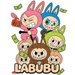 برچسب لبوبو / استیکر UV-DTF ویژه اجسام طرح لبوبو