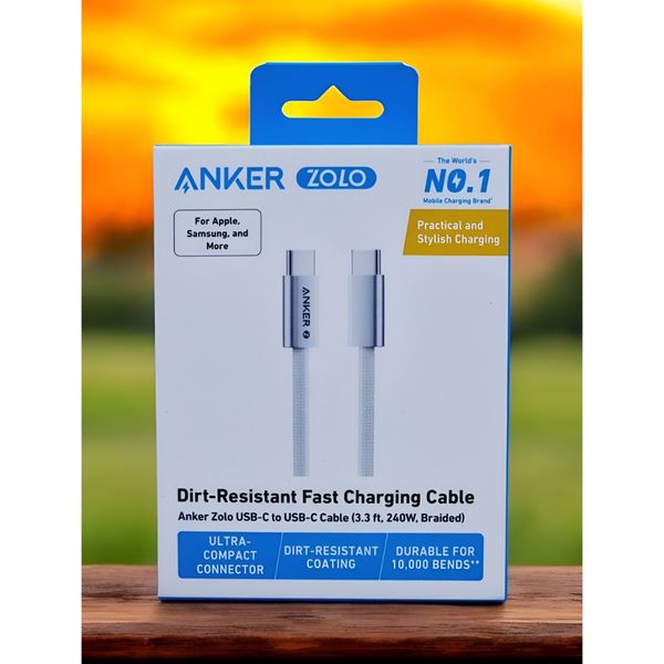 کابل شارژ دو سر تایپ سی انکر - Anker ZOLO A8060