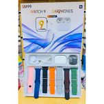 پک ساعت هوشمند و ایرپاد مدل SM99 با 7 بند و ایرپاد پرو