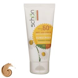 کرم ضد آفتاب رنگی شونSPF50مدل Natural Tinted Oil Free