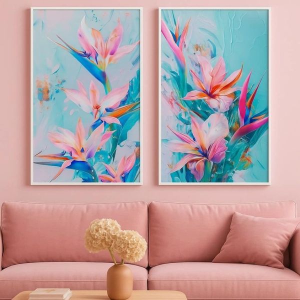 طرح‌ گل‌های استوایی