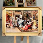 تابلو فرش ماشینی با قاب چوبی 131