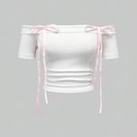 کراپ پاپیونی یقه قایقی