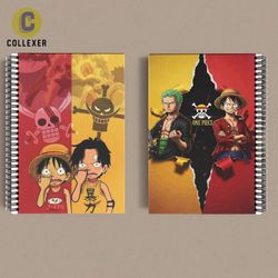 دفتر انیمه وان پیس (One Piece) کد 09 (دو رو چاپ )