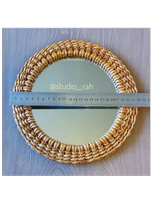 آینه ریز بافت حصیری استودیو راح