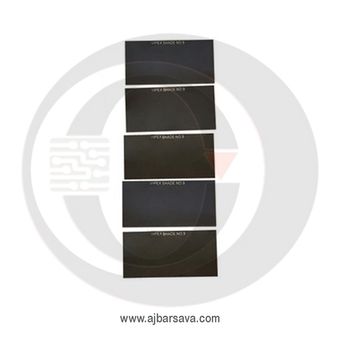 شیشه ماسک جوشکاری سایز 10×5