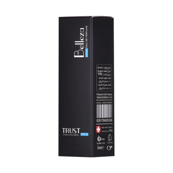 تریپ فیوم (عطر همراه) مردانه تراست مدل Belleza